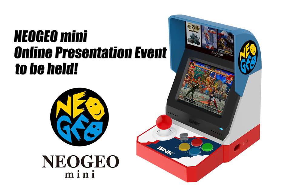 Presentación online de la Neo Geo mini en Junio